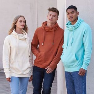 Cross Neck Hoodie